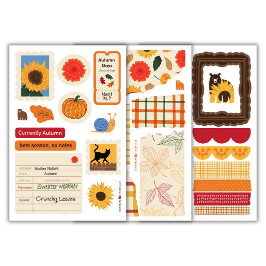 Autumn Archives - Journal Sticker Kit