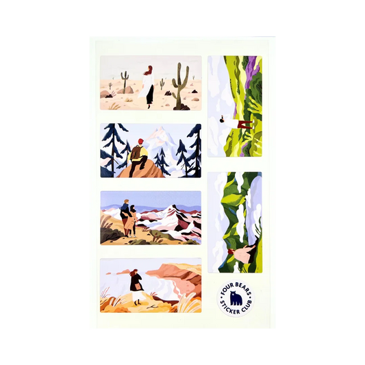 Alone with Nature - Four Bears Sticker Club