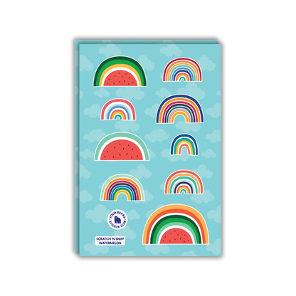Watermelon Rainbows - Four Bears Sticker Club