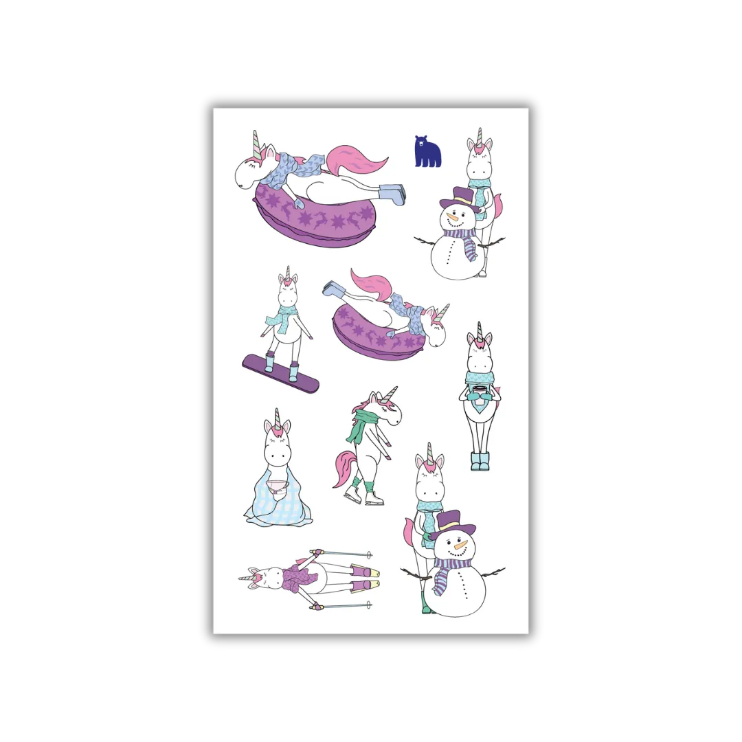 Chilly Unicorns - Four Bears Sticker Club