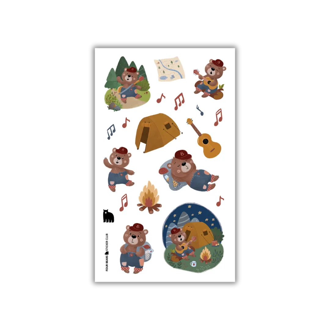 Cozy Campout - Four Bears Sticker Club