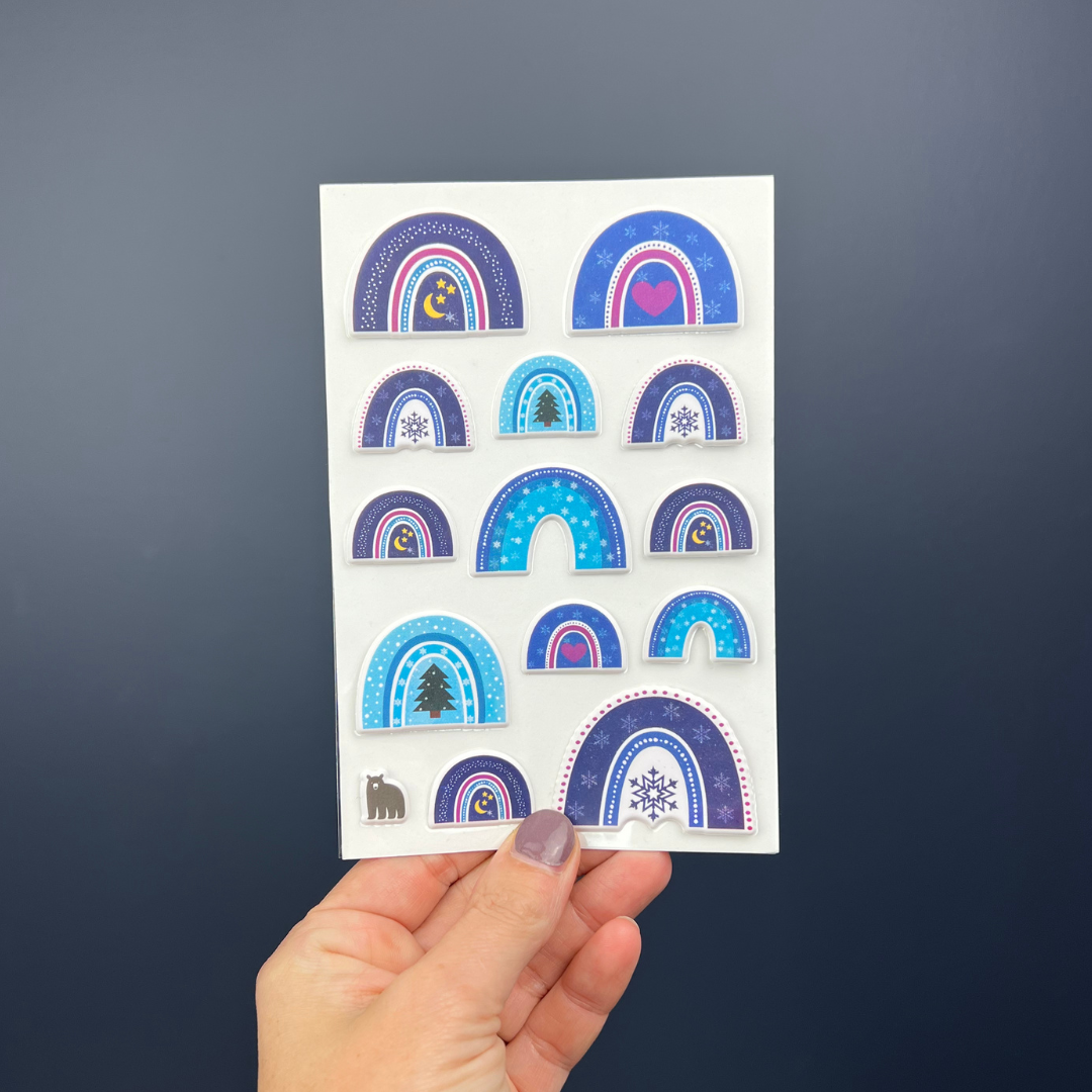 Puffy Winter Rainbows