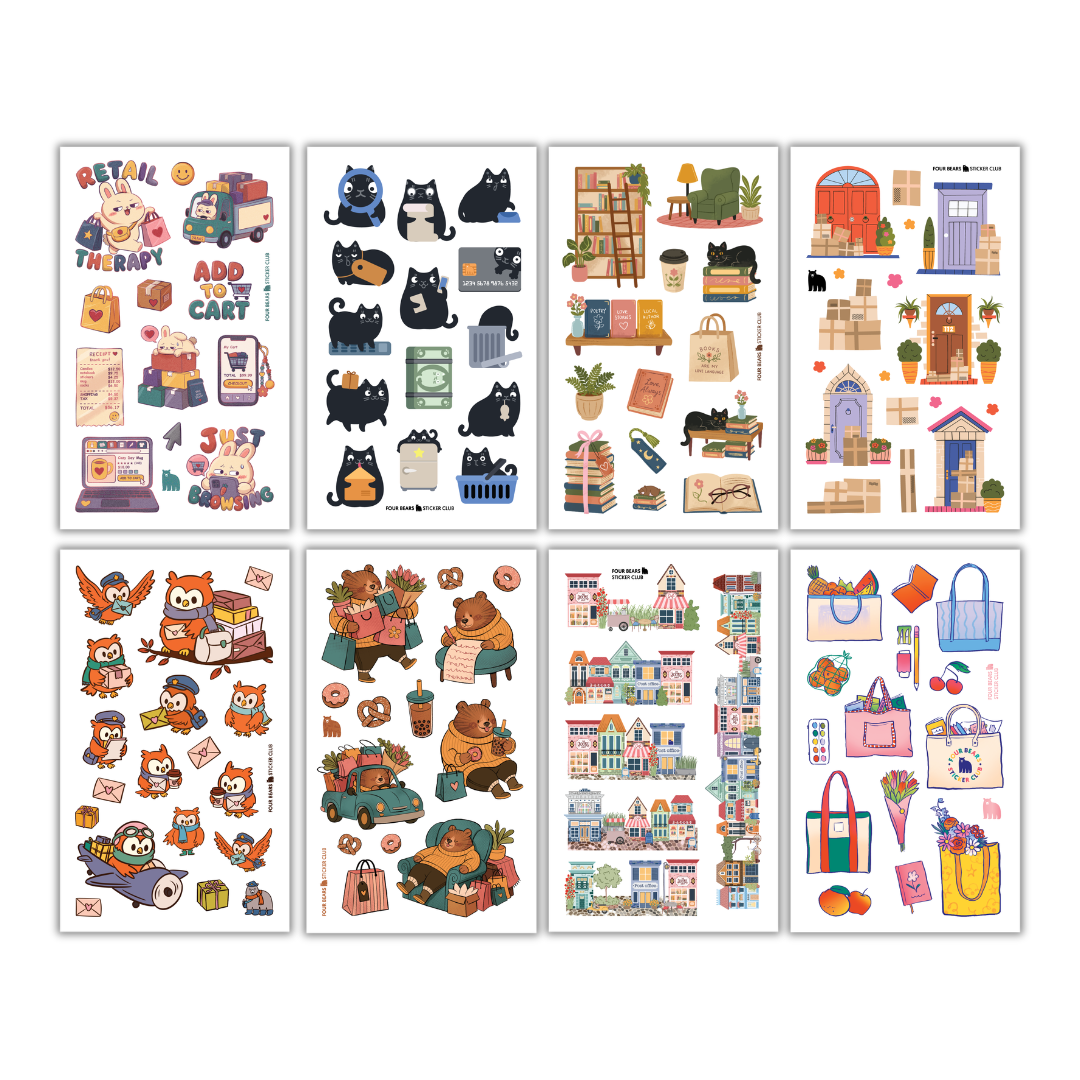 August 2026 Big Kids Sticker Club