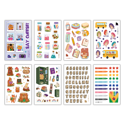 August 2026 Little Kids Sticker Club