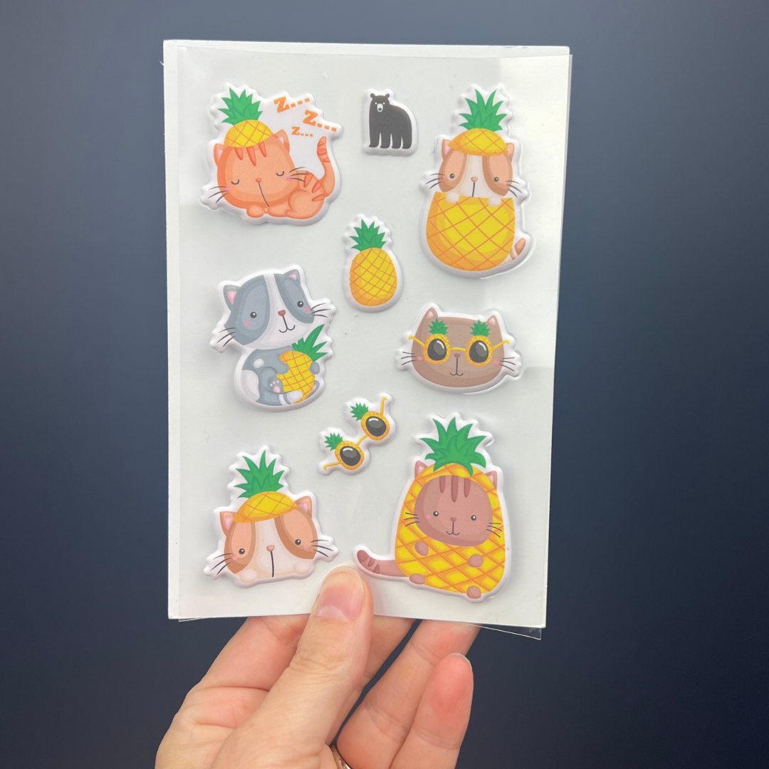 Puffy Pineapple Kittens