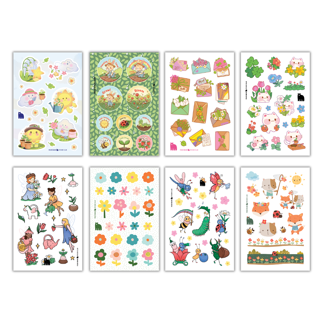 March 2026 Little Kids Sticker Club