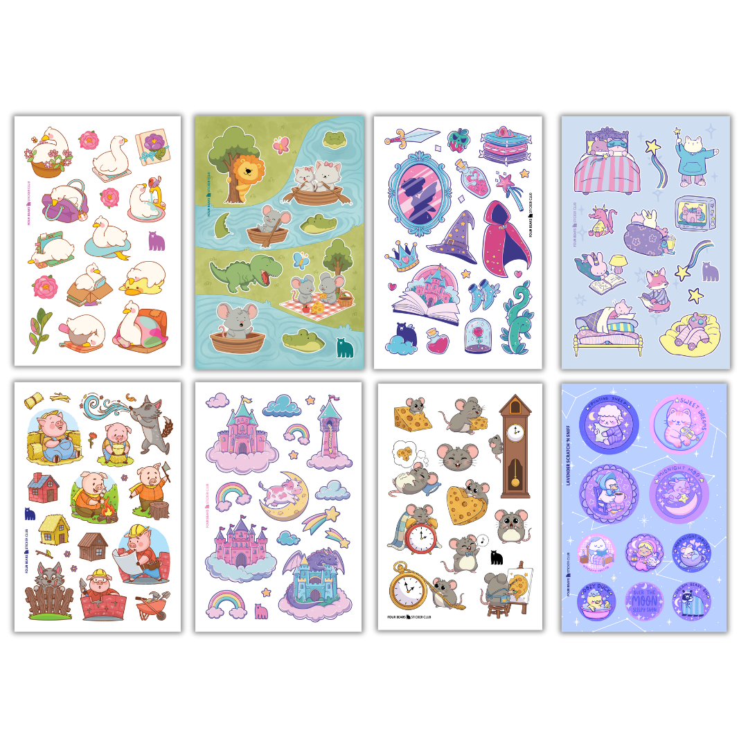 February 2026 Little Kids Sticker Club