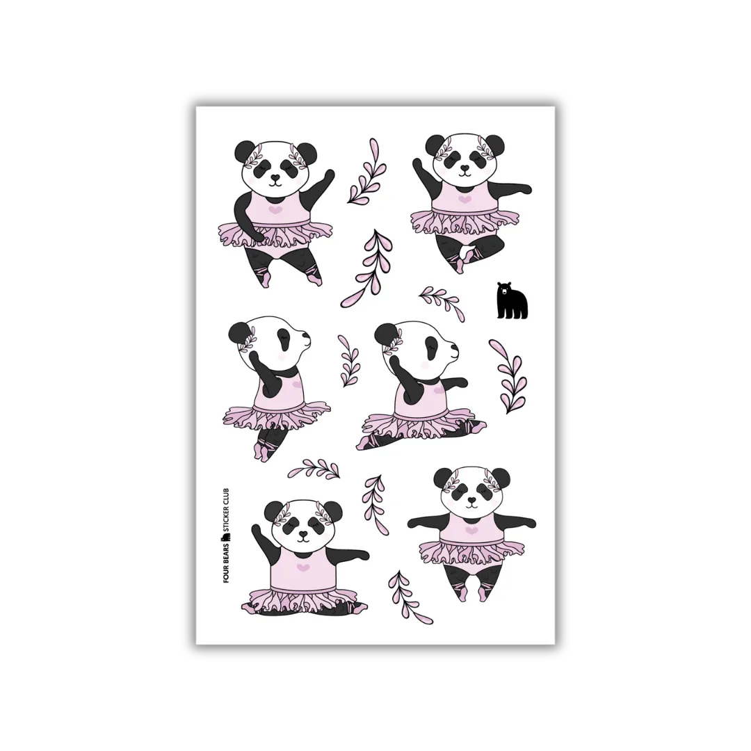 Dreamy Dancers - Four Bears Sticker Club