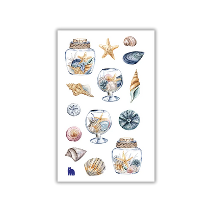 Seashells from the Seashore - Four Bears Sticker Club