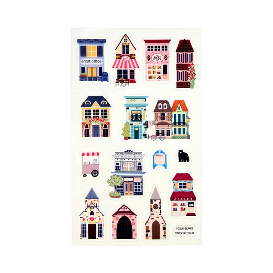 Tourist Town - Four Bears Sticker Club