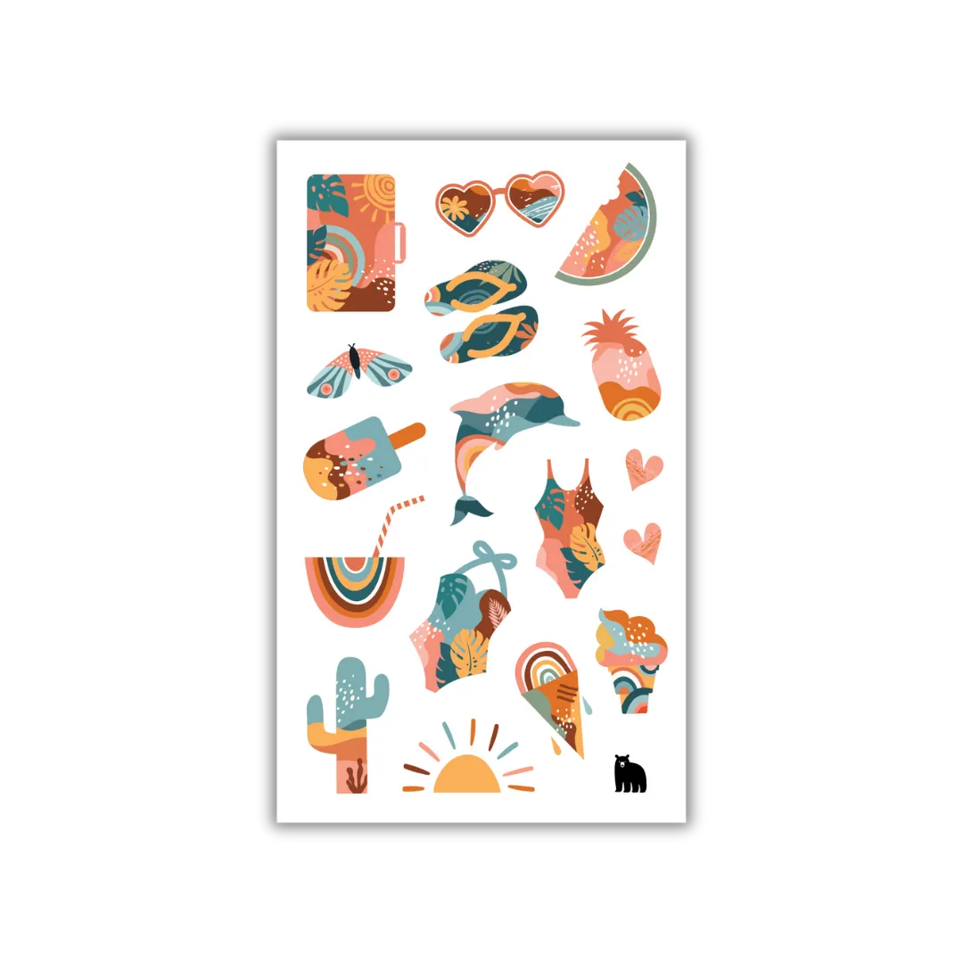 Boho Vibes - Four Bears Sticker Club