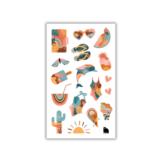 Boho Vibes - Four Bears Sticker Club