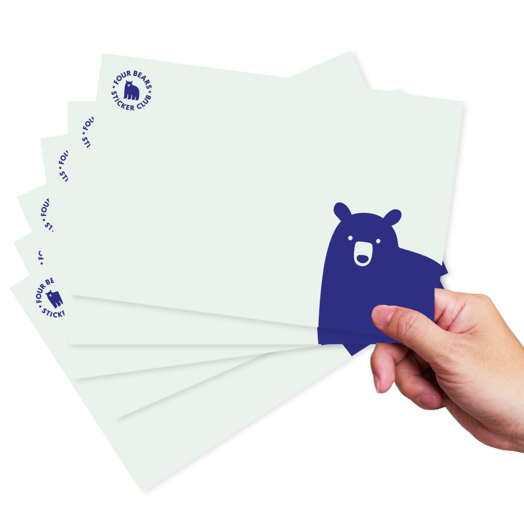 6 Month Sticker 6 Month Little Kids Sticker Subscription - Ages 3-12 | Four Bears ...