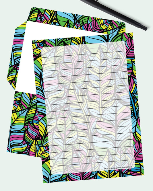 Neon Jungle Stationery