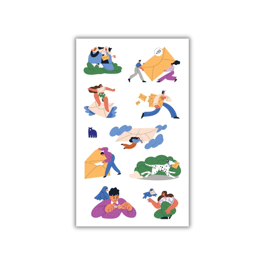 Postal Adventures - Four Bears Sticker Club