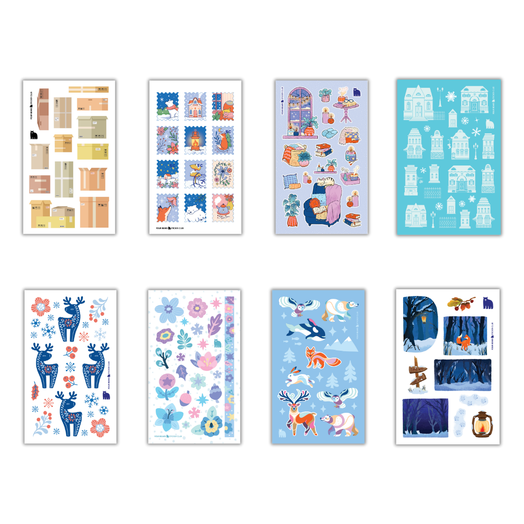 November 2025 Big Kids Sticker Club