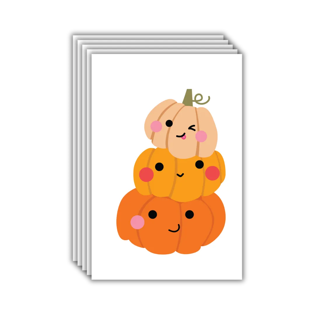 Pumpkin Postcards - Four Bears Sticker Club