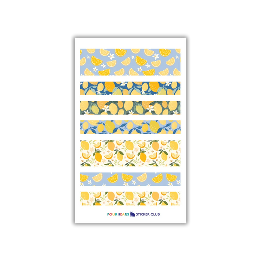 Cit-rus Got Real Washi - Four Bears Sticker Club
