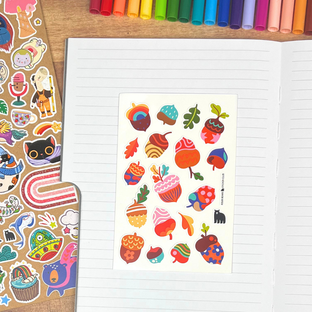 Rainbow Acorns