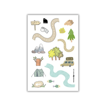 Make Your Own Map - Four Bears Sticker Club