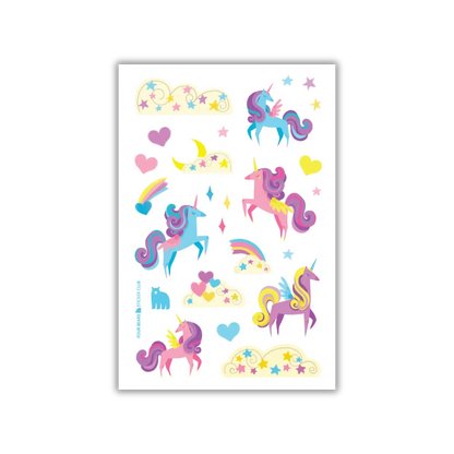 Flying Through The Clouds - Four Bears Sticker Club