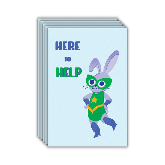 Here To Help Postcards
