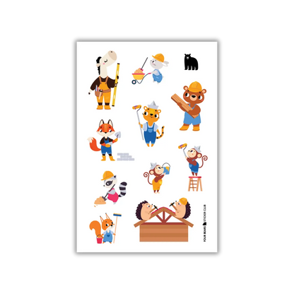 Built for Construction - Four Bears Sticker Club