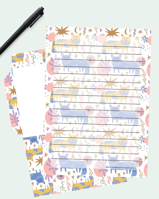 Corgi Stationery - Four Bears Sticker Club
