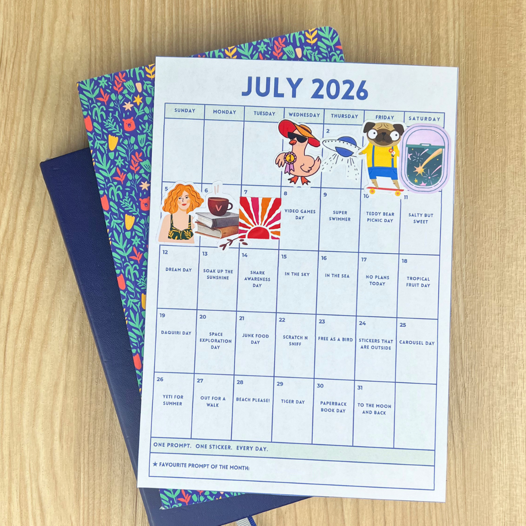 Sticker Challenge Calendar