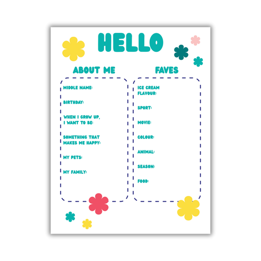 Hello Pen Pal Letter