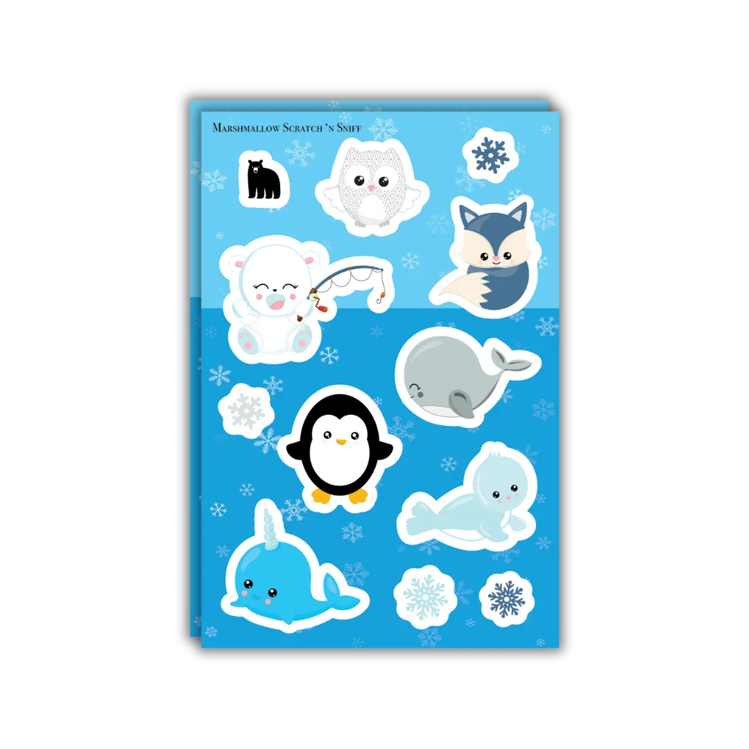 Arctic Marshmallows - Four Bears Sticker Club