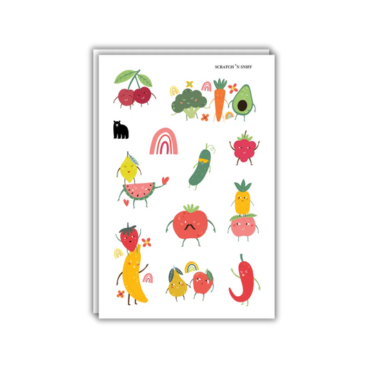 Fruity Friends - Four Bears Sticker Club