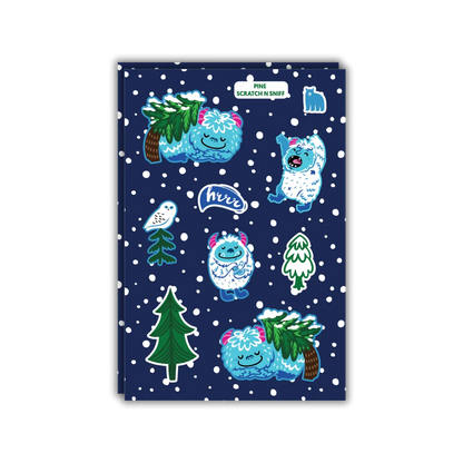 Yeti For Winter - Four Bears Sticker Club