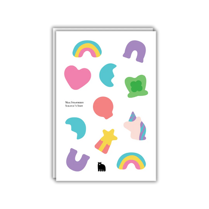 Lucky Marshmallows - Four Bears Sticker Club