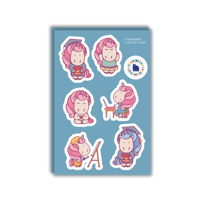 Strawberry Studies - Four Bears Sticker Club