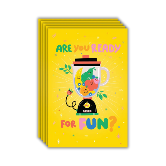 Ready for Fun Postcards - Four Bears Sticker Club
