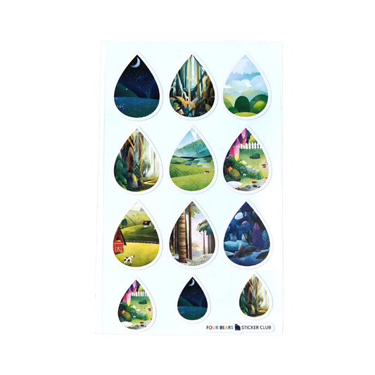 Raindrop Landscapes