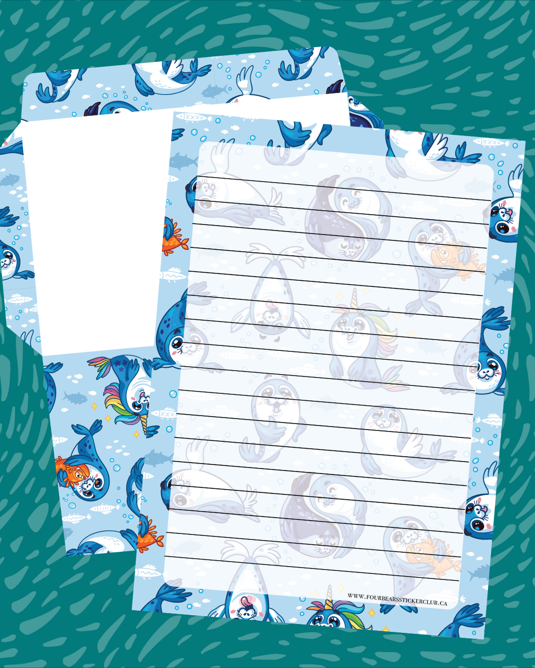 Baby Seal Stationery