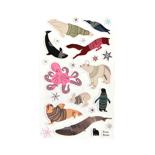 Polar Pullovers - Four Bears Sticker Club