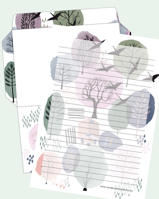 Spring Woods Stationery