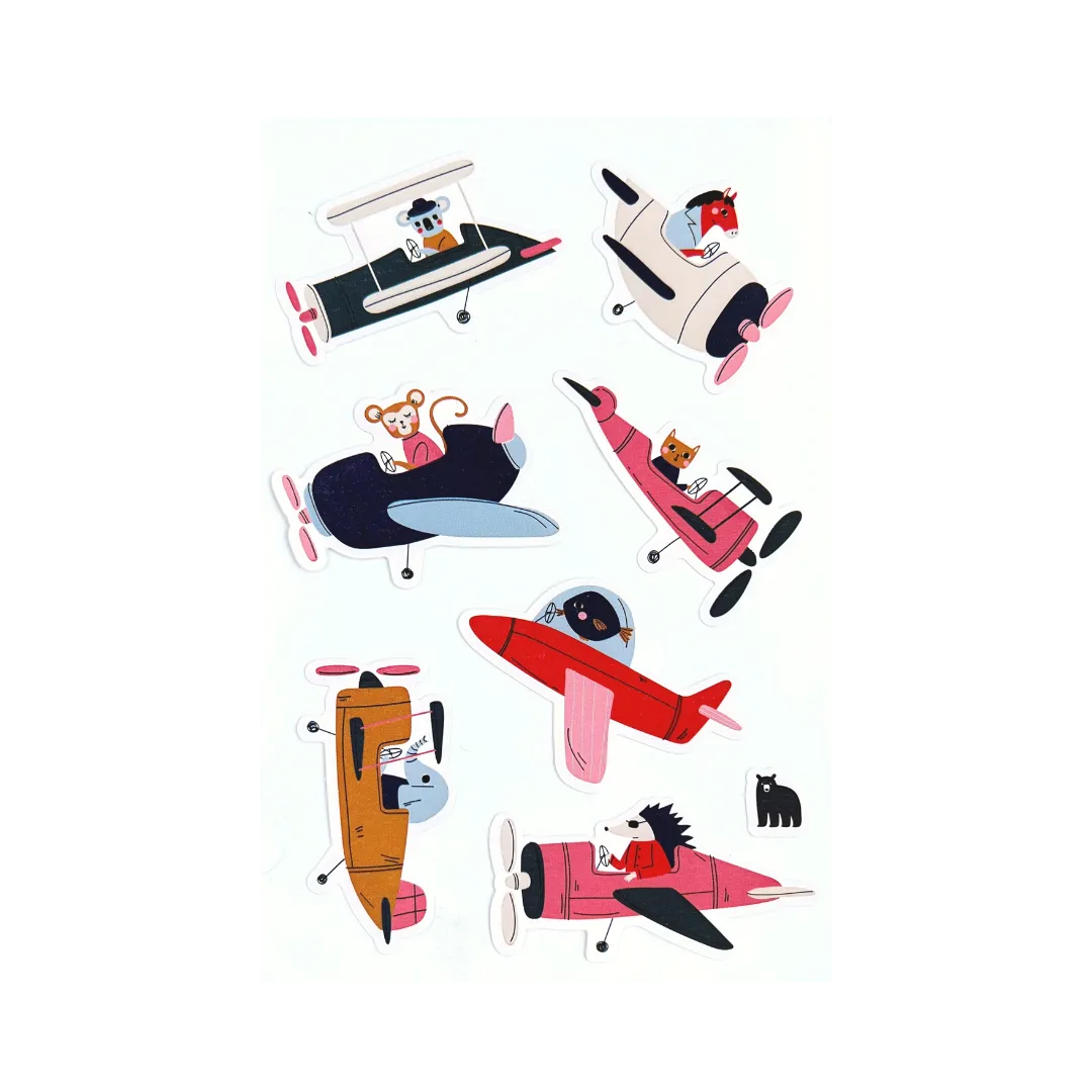 Flying Friends - Four Bears Sticker Club