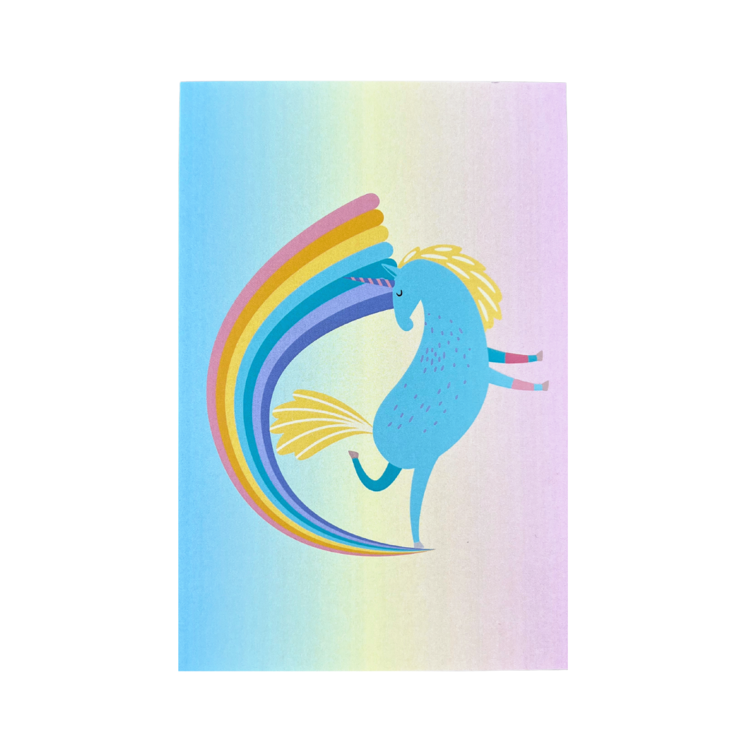 Rainbow Unicorn Postcards
