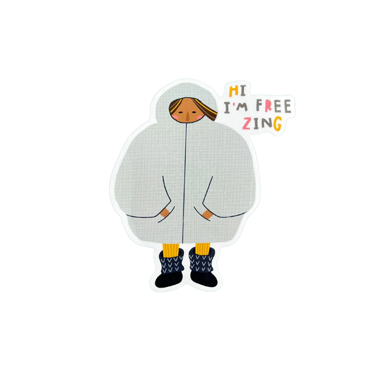 I'm Freezing Vinyl - Four Bears Sticker Club