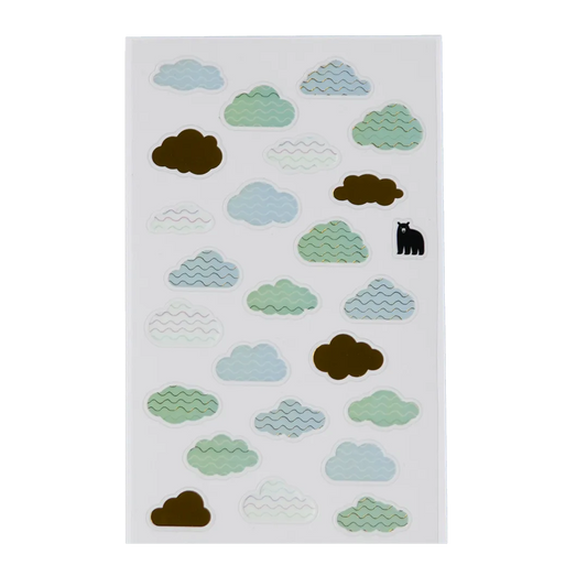 Golden Clouds - Four Bears Sticker Club