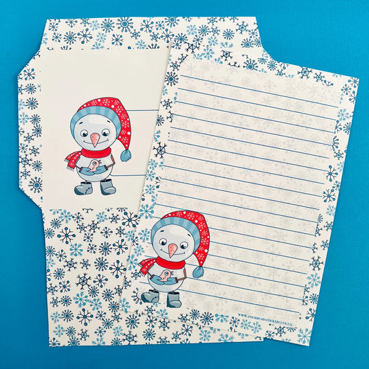 Snowman Stationery