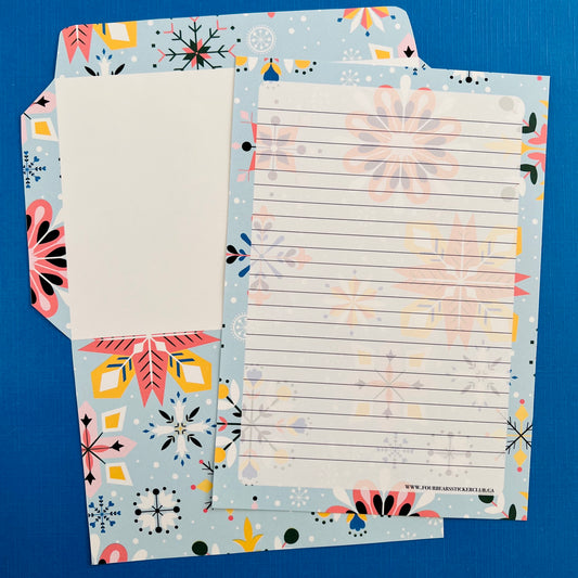 Snowflake Stationery