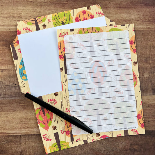 Fall Trees Stationery