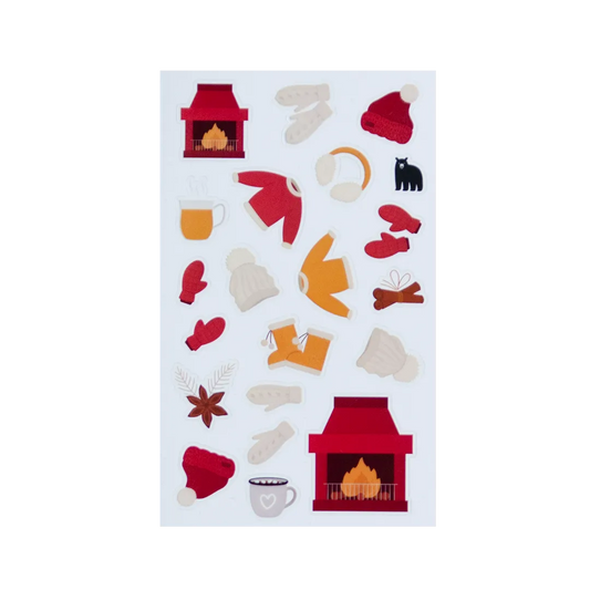 Keeping Warm - Four Bears Sticker Club