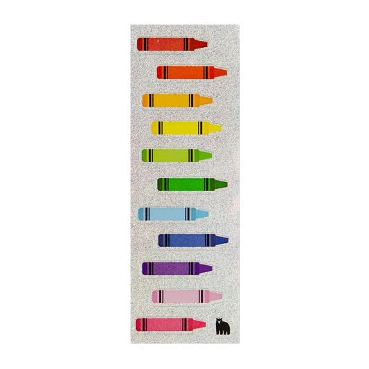 Rainbow Crayons - Four Bears Sticker Club