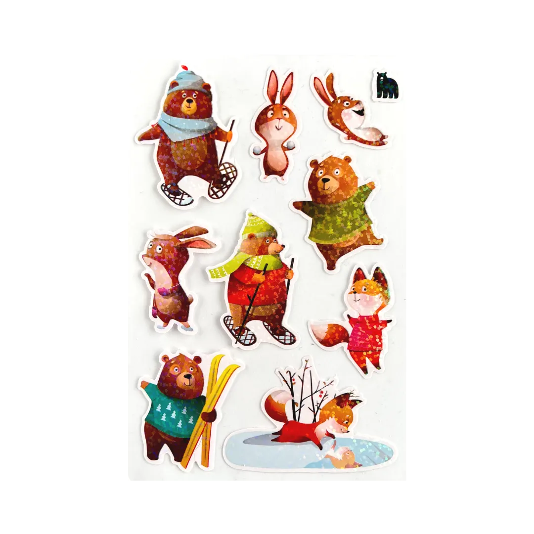 Frosty Fun - Four Bears Sticker Club